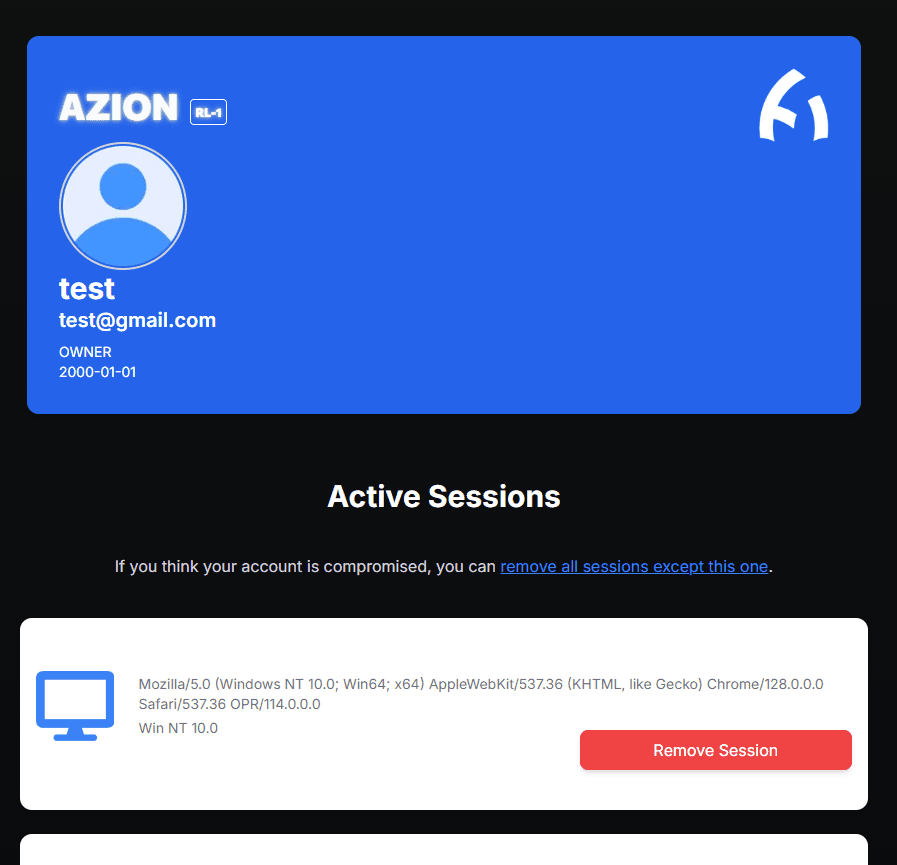 Security Features